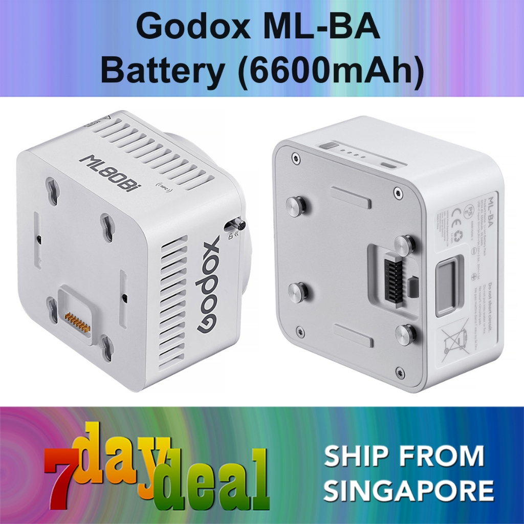 Godox ML-BA Battery (6600mAh) - For Godox ML80Bi / ML150Bi LED Light