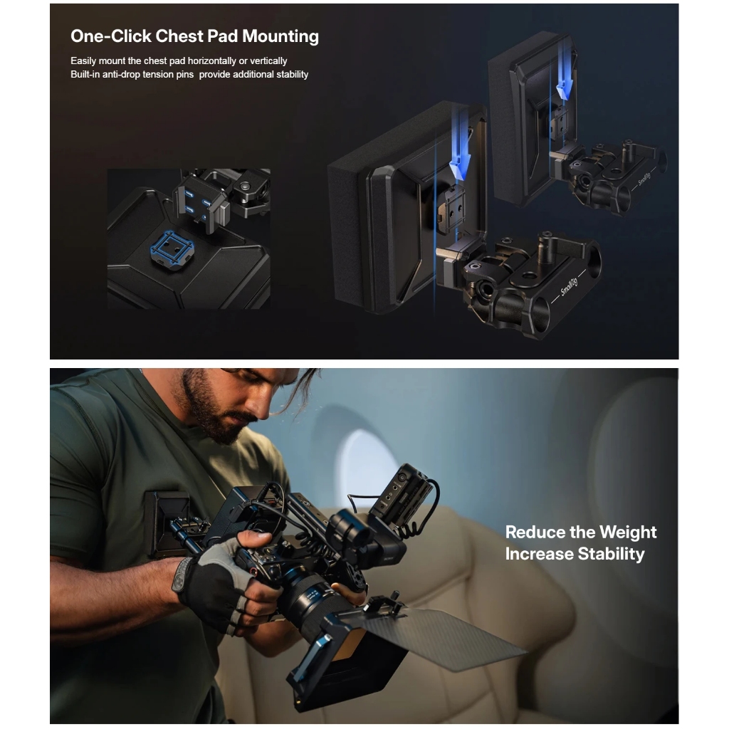 SmallRig V-Mount Battery Mount Plate System (4505 / Compact 4064B / Advance 4063B)