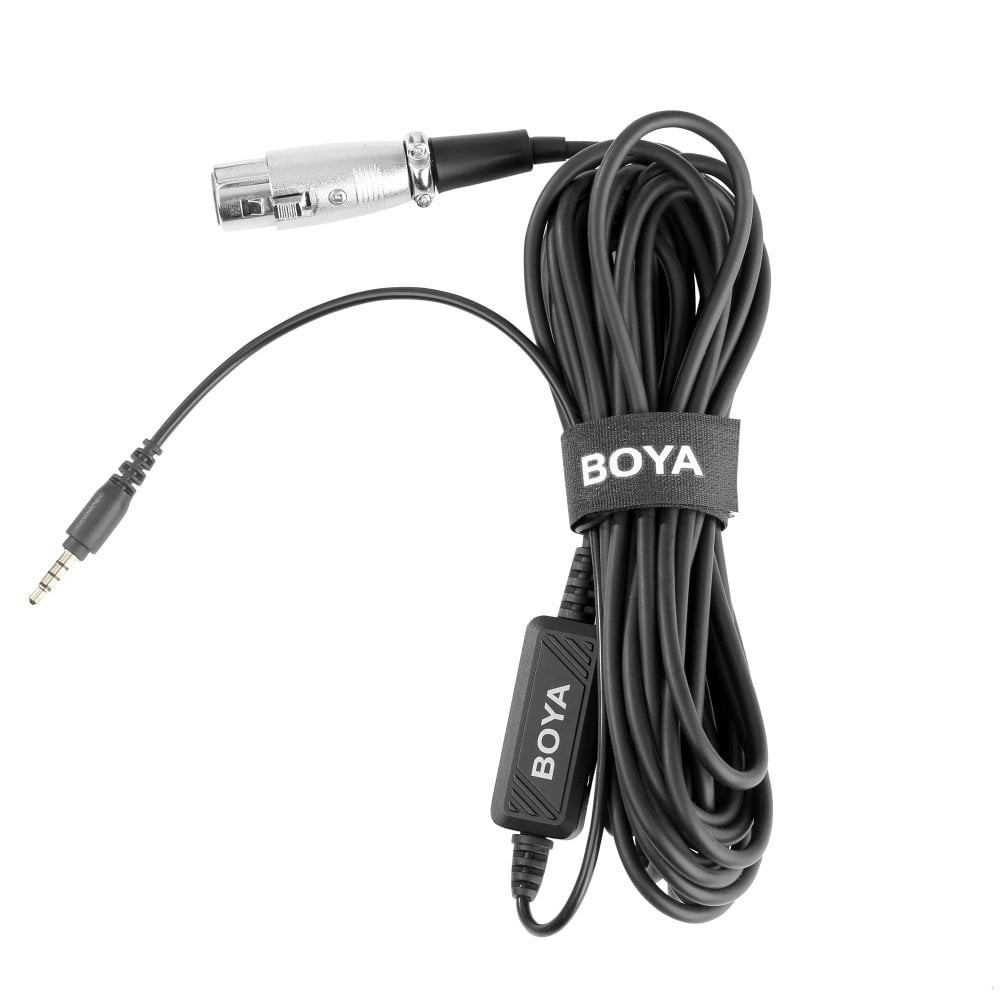 BOYA BY-BCA6 (XLR to 3.5mm TRRS Plug Microphone Cable for Smartphone)