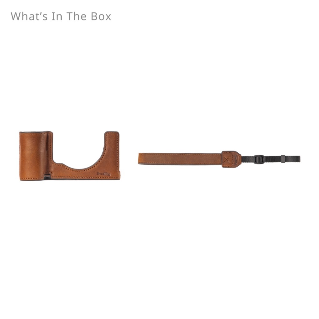 SmallRig Leather Case Kit For Sony A7C II / A7CR Camera (Brown 5015)