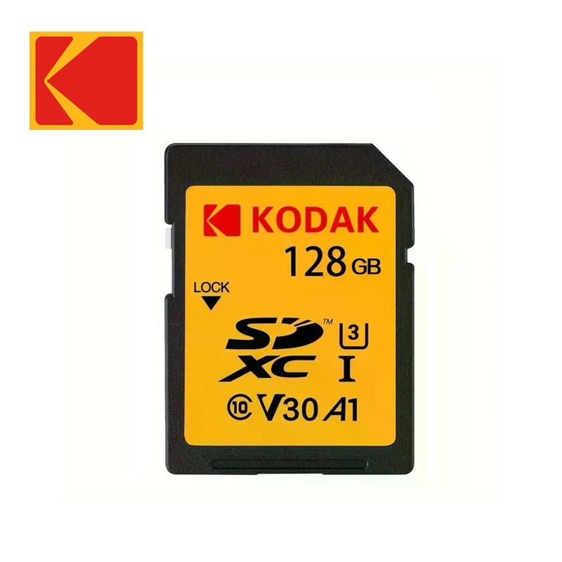 Kodak ULTRA 64GB / 128GB / 256GB SD XC UHS-I Class 10 U3 V30 A1 Memory Card (For DSLR / Mirrorless / Digital Camera)