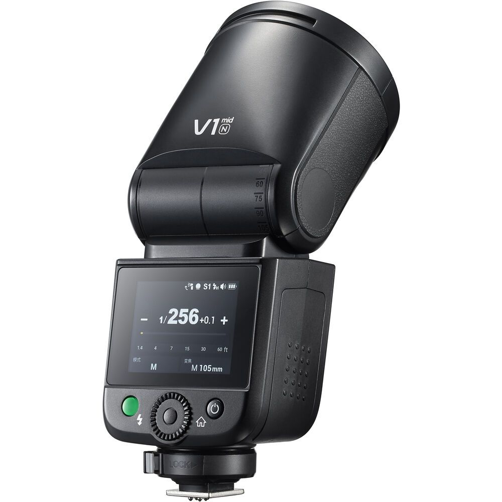 Godox V1mid TTL Li-ion Round Head Camera Flash (Canon / Fujifilm / Nikon / Olympus / Sony)