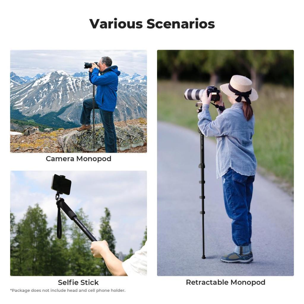 K&F MS16 Camera Monopod (160cm)