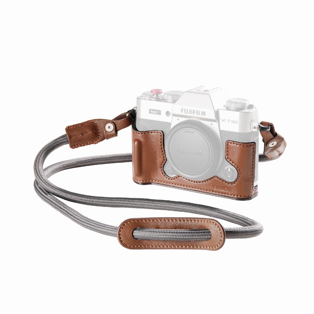 SmallRig Leather Half Case Kit For Fuji X-T30 III / X-T30 II / X-T30 (Black 5669 / Brown 5670)-7daydeal