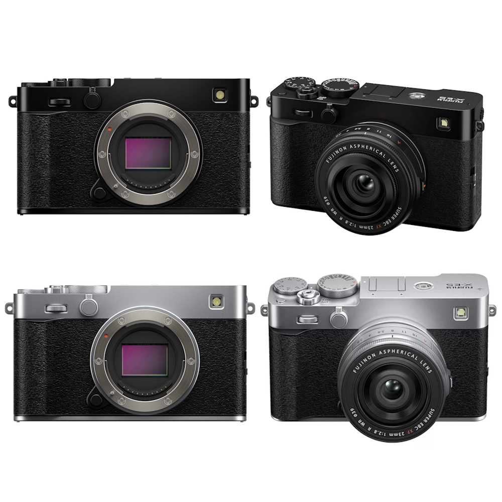 Fujifilm X-E5 Mirrorless Camera Body Only or Kit with XF 23mm F2.8 WR Lens (Black / Silver)