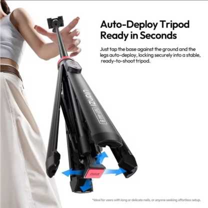 Ulanzi MT-44 B Auto Open Extendable Selfie Stick Tripod (S056)