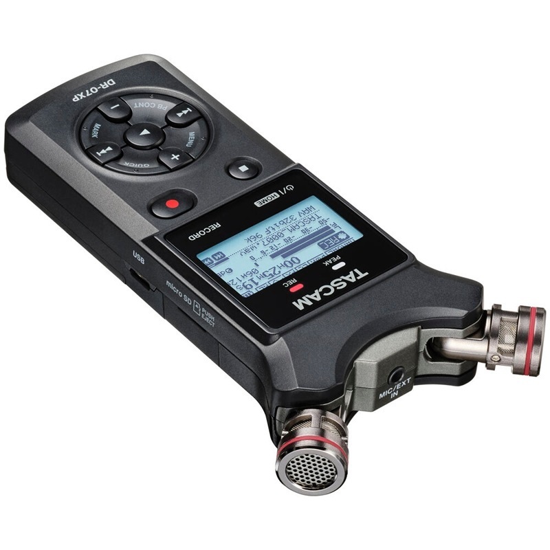 Tascam DR-07XP 32-Bit Float Stereo Portable Handheld Field Recorder