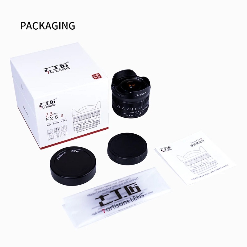 7Artisans 7.5mm F/2.8 II Fisheye APS-C Lens (E / X / Z Mount)