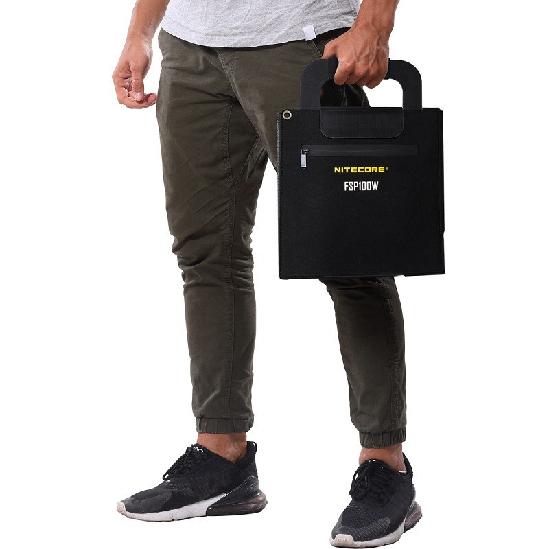 Nitecore FSP100W Solar Panel (Waterproof Outdoor Charging Station) - Compatible with Nitecore NPS200, NPS400 and NPS600