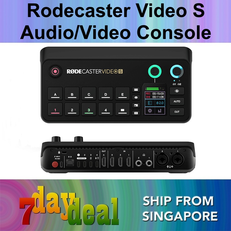 RODE RODECaster Video S Video and Audio Production Console