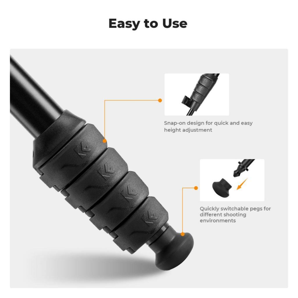 K&F MS16 Camera Monopod (160cm)