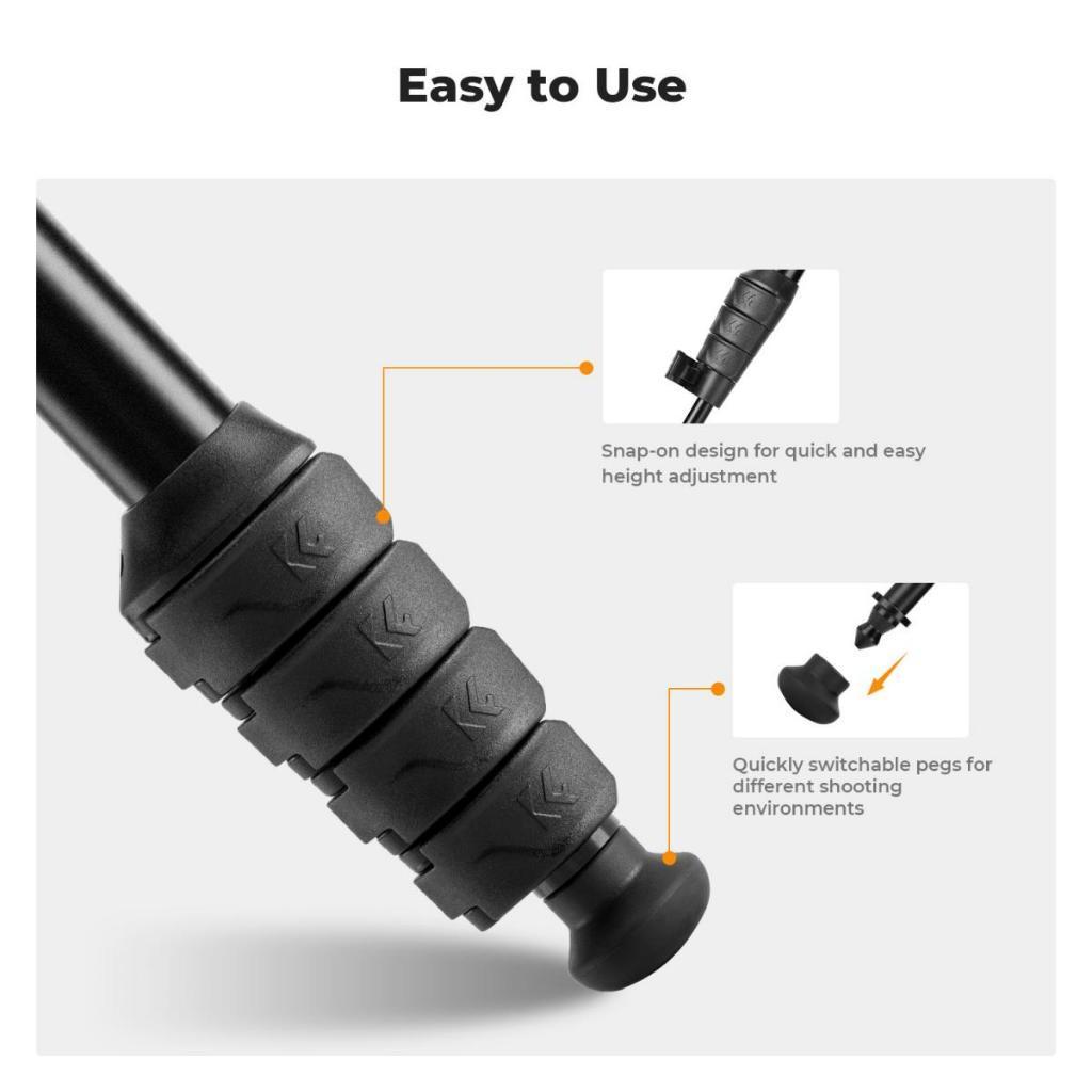 K&F MS16 Camera Monopod (160cm)