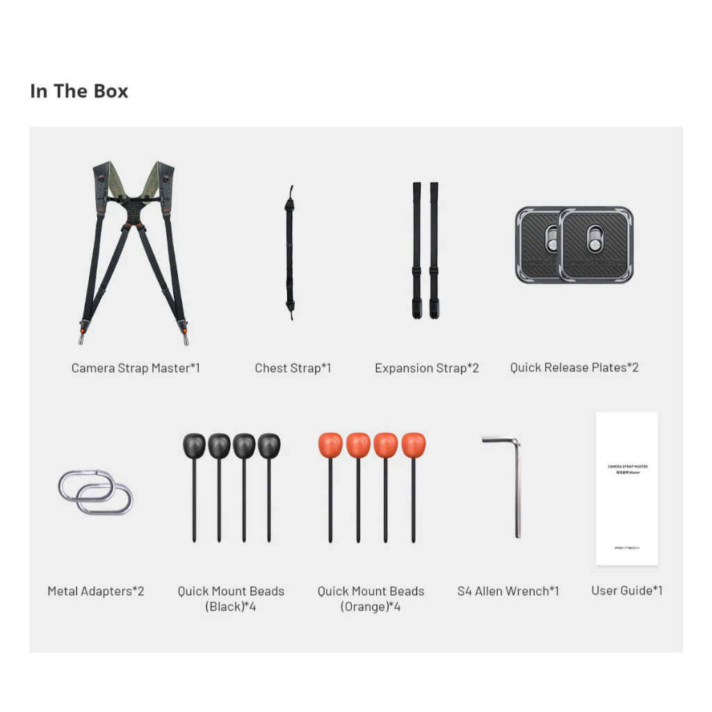 PGYTECH Camera Strap Master (Black / Green)