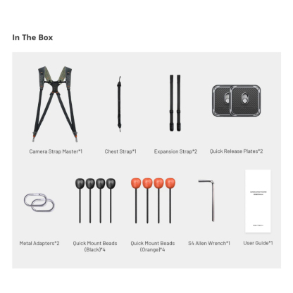 PGYTECH Camera Strap Master (Black / Green)