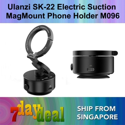 Ulanzi SK-22 Clip-On Electric Suction Cup (Magsafe) Phone Holder M096