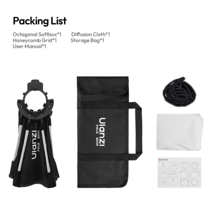 Ulanzi QS30 Mini Bowens Softbox 30cm (L304)-7daydeal