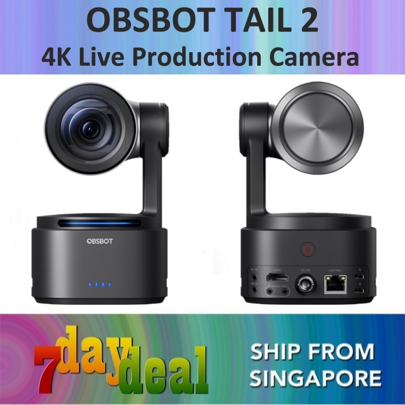 OBSBOT TAIL 2 AI-Powered PTZR 4K Live Production Camera