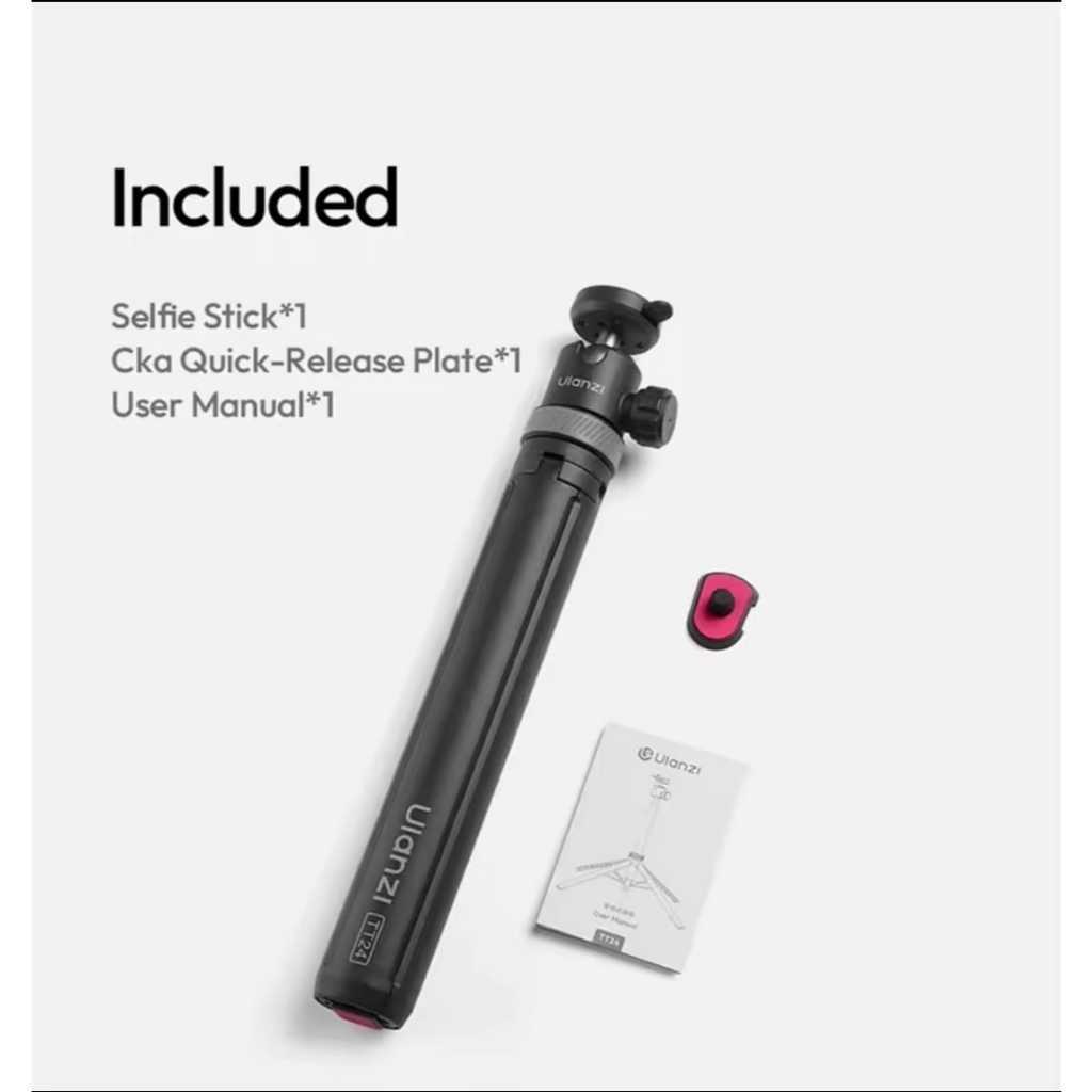 Ulanzi TT24 Cka Quick Release Selfie Stick for Action Camera and Compact Camera (S044)