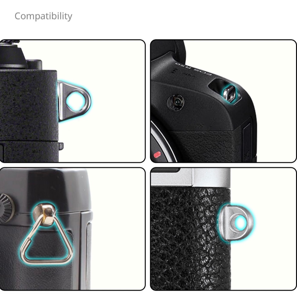 SmallRig Quick Release Camera Shoulder Strap For Ricoh GR IV / GR III Series (Black 5686 / Grey 5685 / Red 5687)