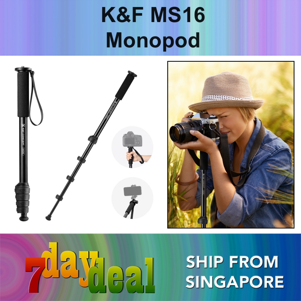 K&F MS16 Camera Monopod (160cm)