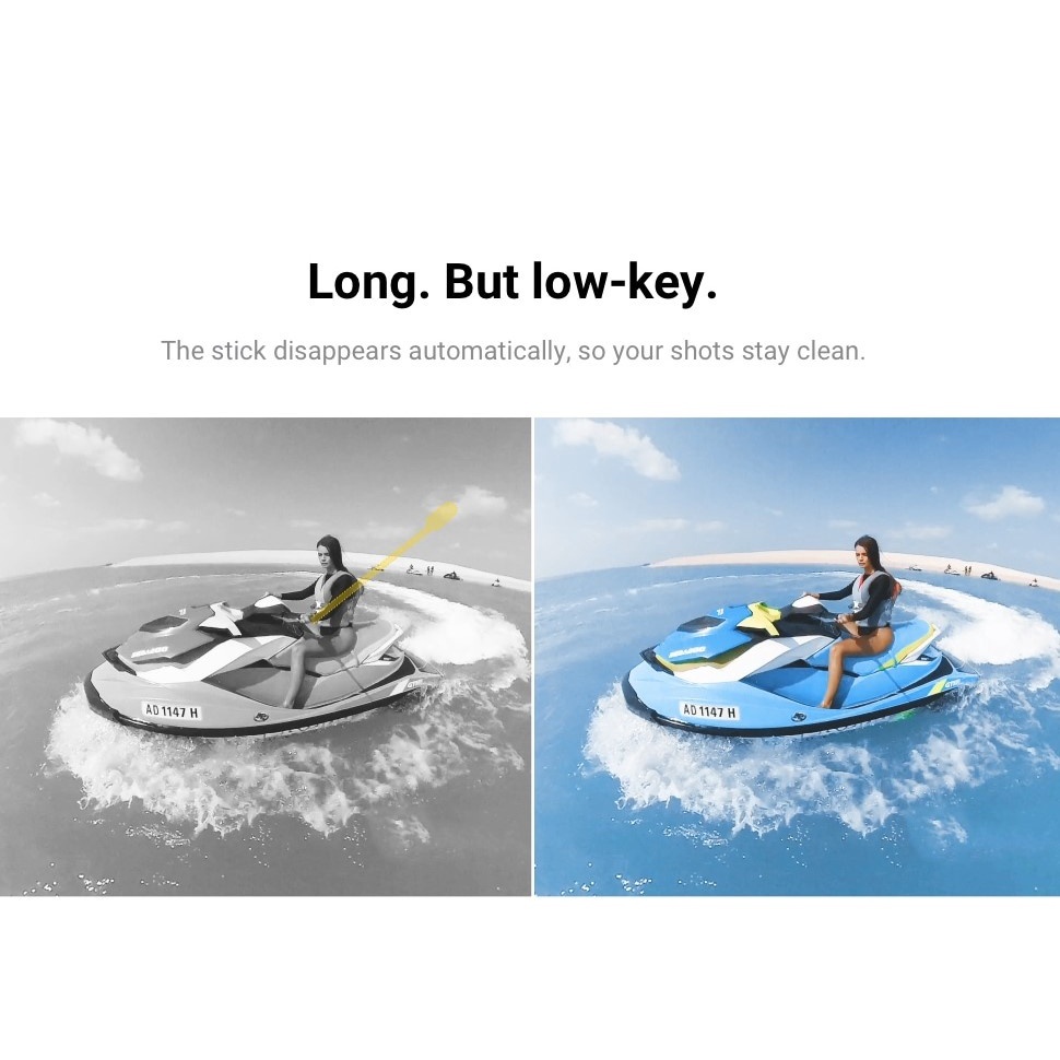 Insta360 3m Ultra-long Extended Edition Carbon Fiber Selfie Stick Monopod (For Insta360 X5 / X4 / X3 / ONE X2 / RS / GO 3 / GO 2)