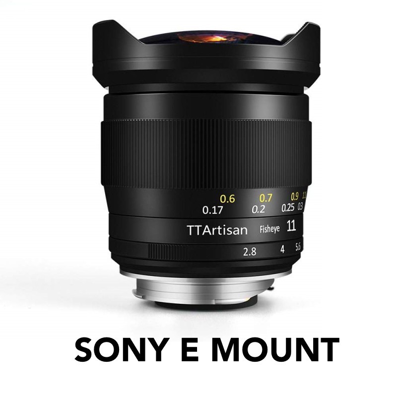 TTArtisan 11mm F/2.8 Full Frame Fisheye Lens (E / L / RF / Z Mount)