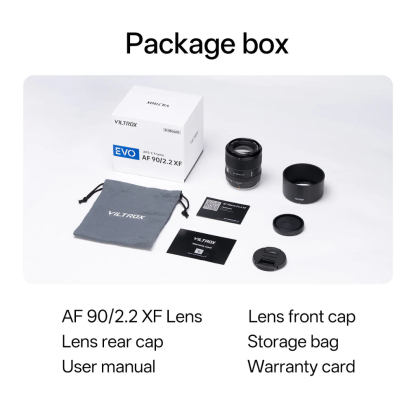 Viltrox AF 90mm F/2.2 EVO APS-C Lens (Fujifilm X / Nikon Z / Sony E Mount)