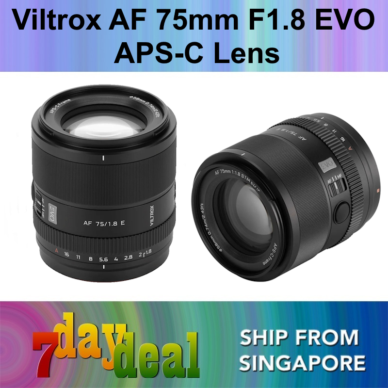 Viltrox AF 75mm F/1.8 EVO APS-C Lens (Fujifilm X / Nikon Z / Sony E Mount)