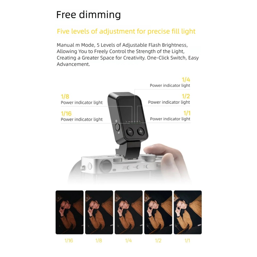 Viltrox Vintage Z2 Mini TTL On-Camera Flash (Canon / Fujifilm / Nikon / Sony Mount)