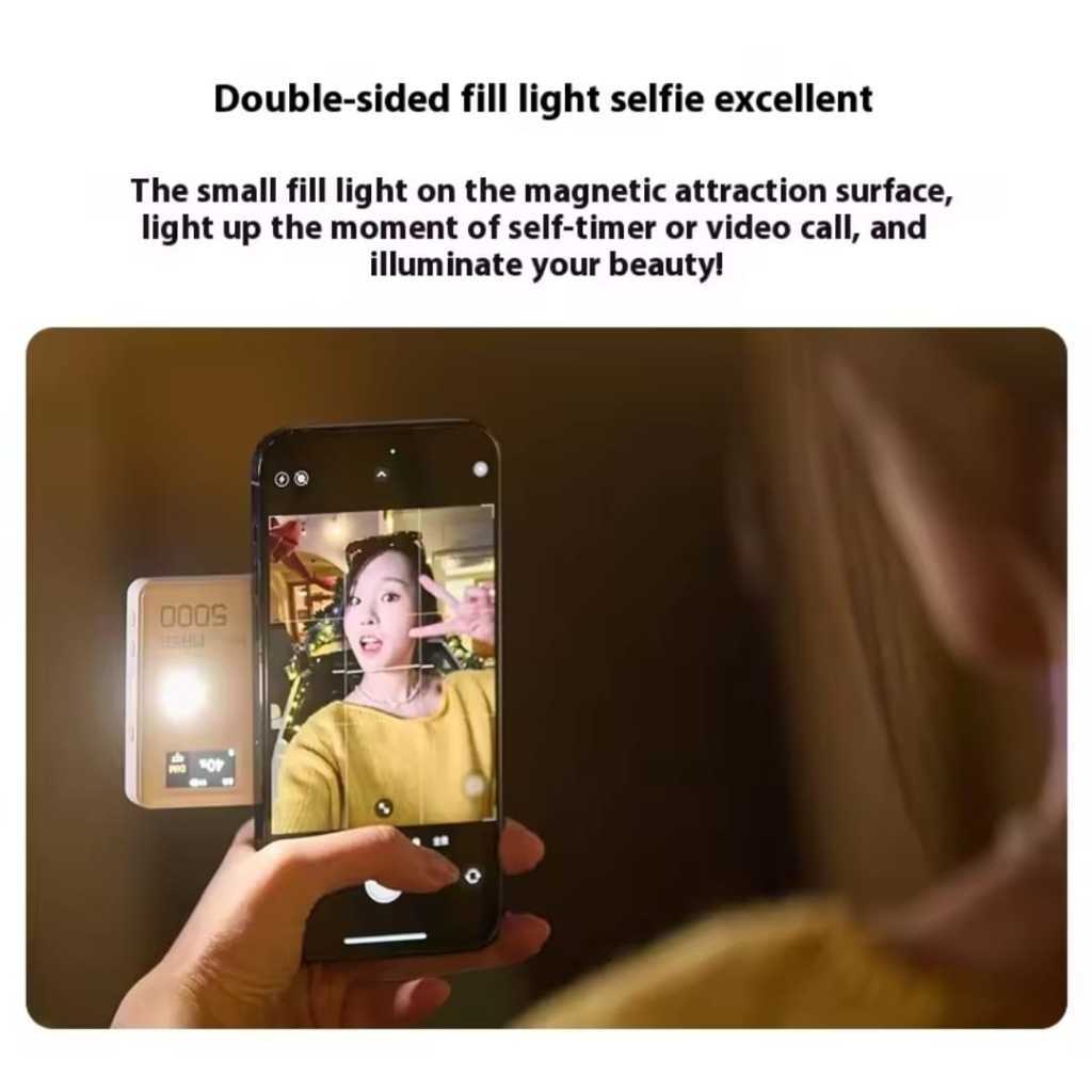 Godox MA5R RGBWW Magnetic Charging LED Light and Power Bank