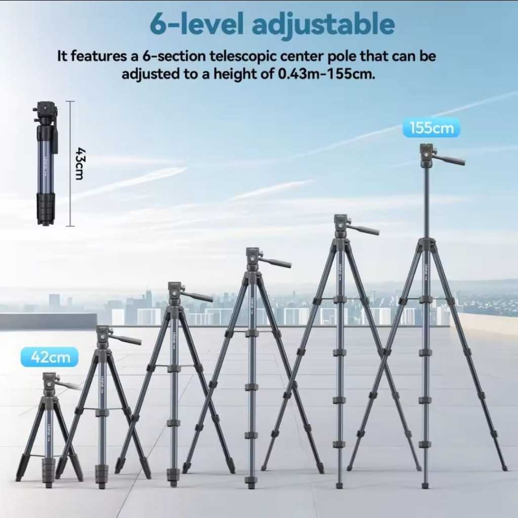 Ulanzi TT39 Video Travel Camera and Phone Tripod (S019)