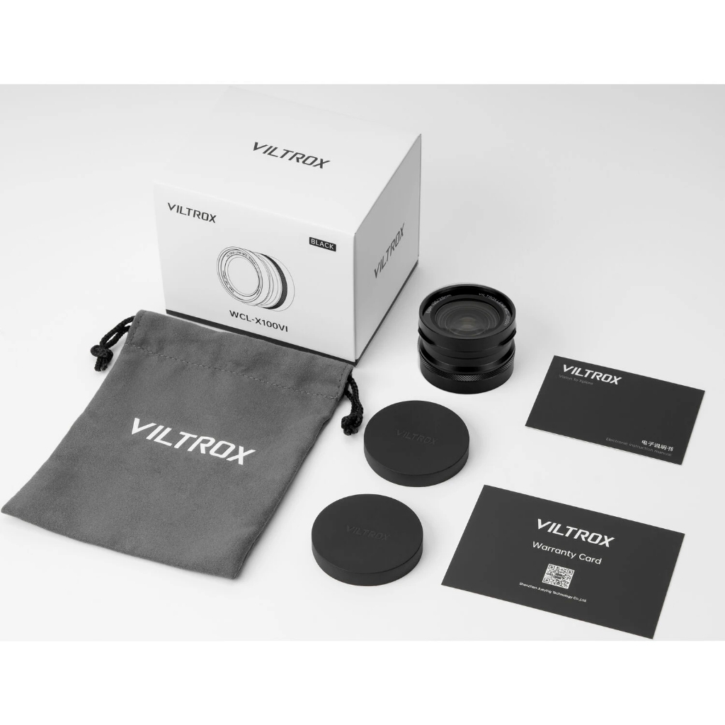 Viltrox WCL-X100VI Wide Conversion Lens for Fujifilm X100 Series Cameras (Black / Silver)