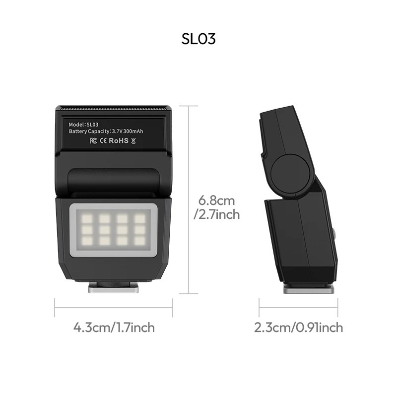 Ulanzi SL03 Firefly Camera Flash Light (L200)