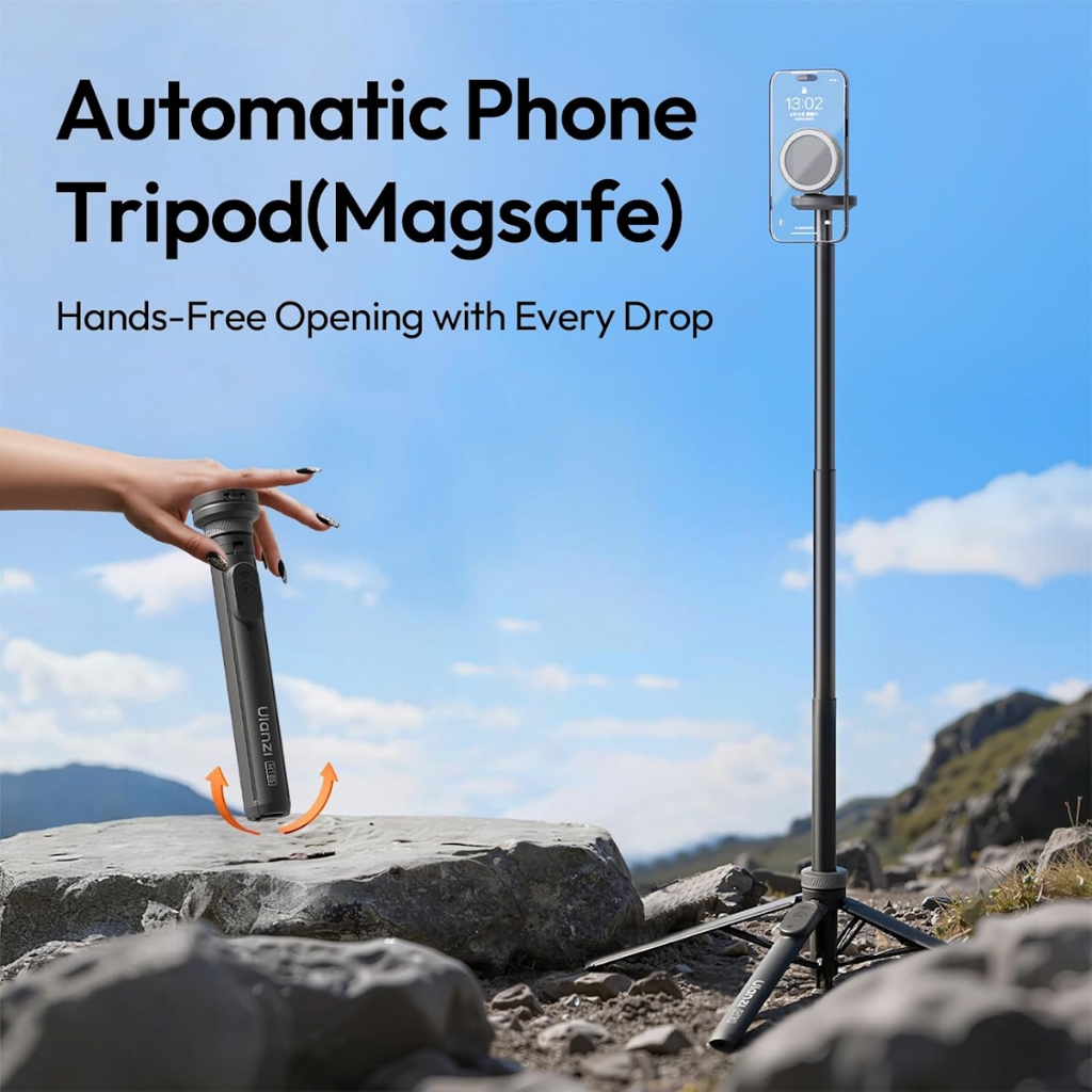 Ulanzi MT85 Automatic Quick Release Magnetic Mobile Phone Tripod (T122)