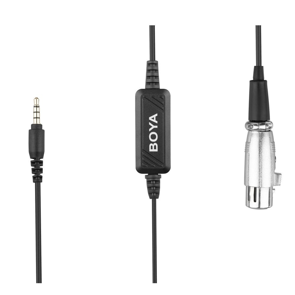 BOYA BY-BCA6 (XLR to 3.5mm TRRS Plug Microphone Cable for Smartphone)