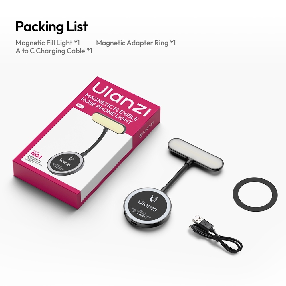 Ulanzi M10 Magnetic Flexible Phone Fill Light (L289)
