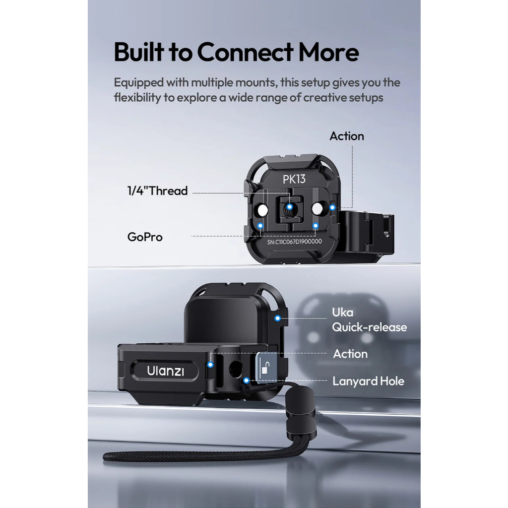 Ulanzi PK13 Pocket 3 Uka Quick Release Expansion Adapter (C067)