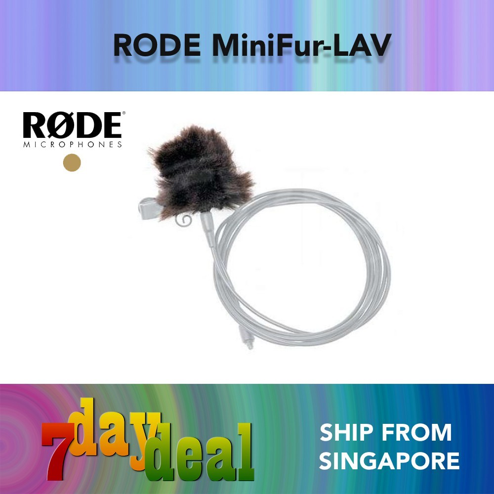 RODE DEADCAT MINIFUR-LAV (Furry Wind Shield Cover) for RODE SmartLav+