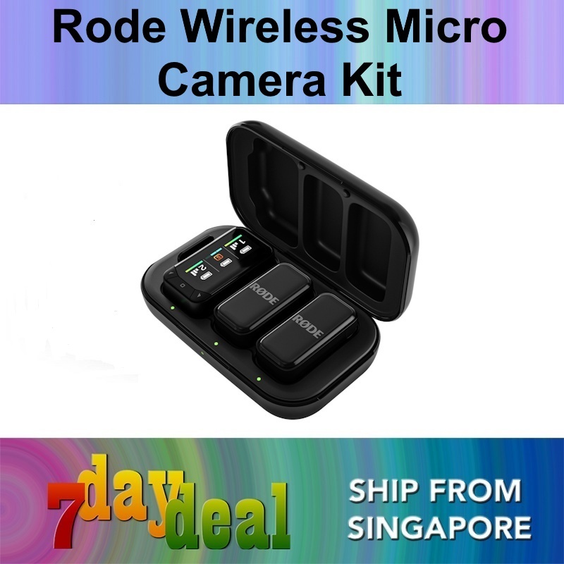 Rode Wireless Micro Camera Kit Ultracompact Wireless Microphone for Phone and Camera (2.4 GHz)
