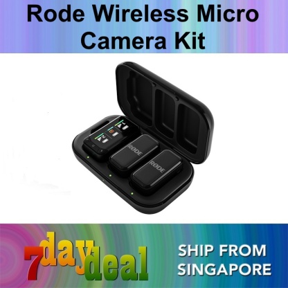 Rode Wireless Micro Camera Kit Ultracompact Wireless Microphone for Phone and Camera (2.4 GHz)