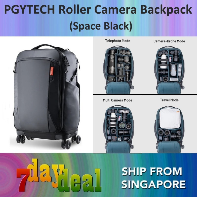 PGYTECH Roller Camera Backpack – Space Black