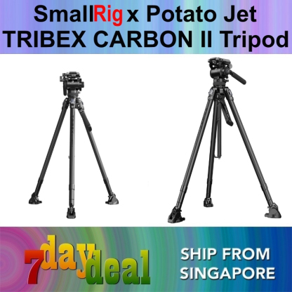 SmallRig x Potato Jet TRIBEX CARBON II Tripod With Dynamic Balance Hydraulic Fluid Head (5755)