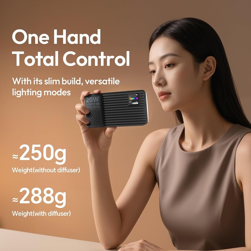 Ulanzi K20 - 20W RGB Panel Light (L207)