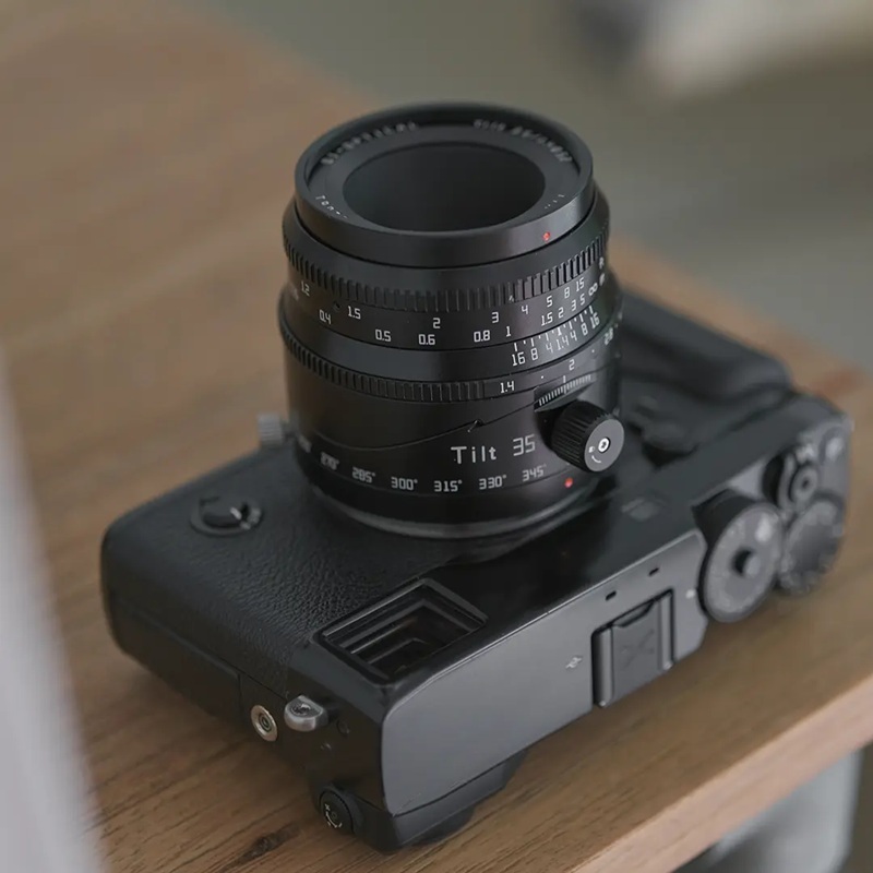 TTArtisan 35mm F1.4 Tilt Manual Focus Lens (Black) - E / X Mount 