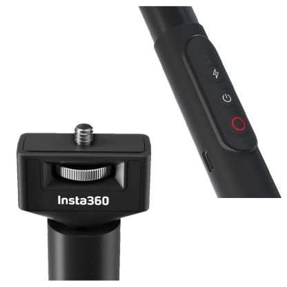 Insta360 Extendable Power Invisible Selfie Stick (With Integrated Remote Control and Built-In 4500mAh Battery)
