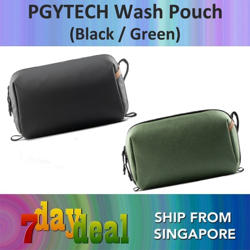 PGYTECH Wash Pouch (Black / Green)