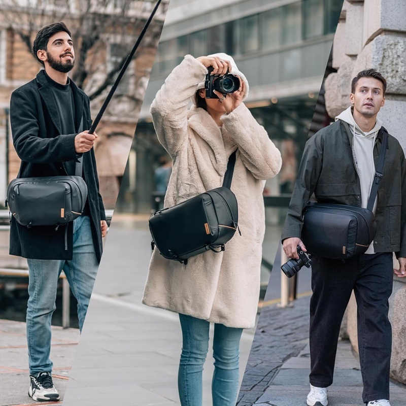 PGYTECH OneGo Solo Sling Bag V2 10L (Black / Green)