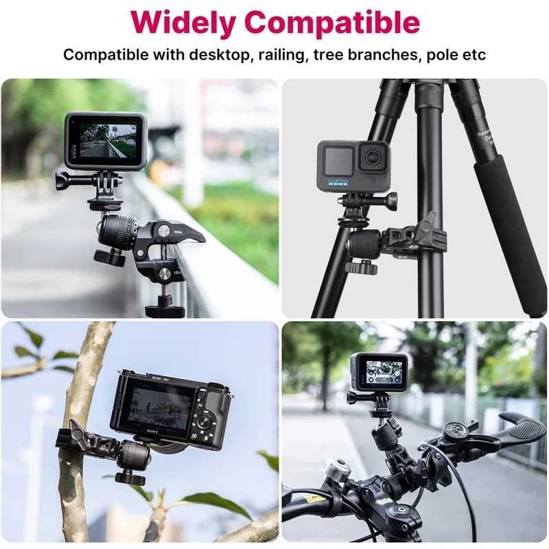 Ulanzi R099 Clamp Mount with Mini Ball Head (2993)