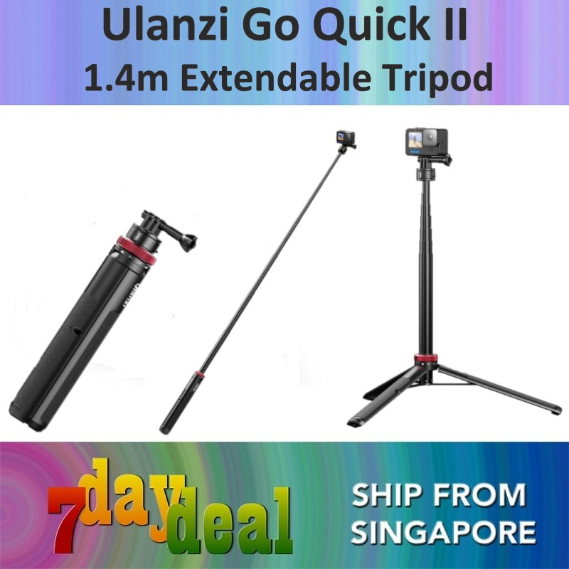 Ulanzi Go-Quick II 1.4m Extendable Selfie Stick Tripod (3113)