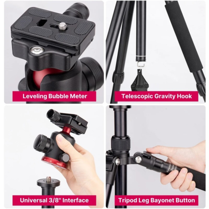 Ulanzi MT-51 Aluminum Multifunctional Portable Tripod (2892)